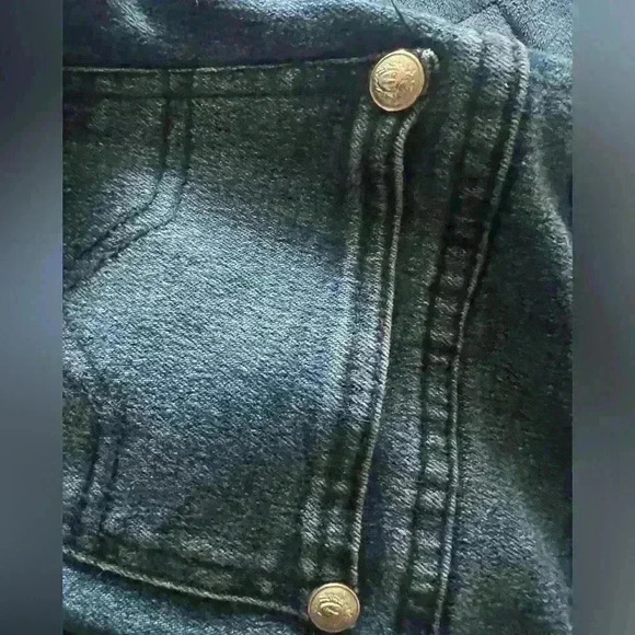 Versace Sz 4 Vintage 80's pantalone Rare Whiskered Jeans Avant Garde Designer - Picture 15 of 16